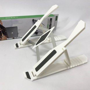 Підставка для ноутбука Multi-Position foldable bracket JC-25 8х22смСтильна підставка. Колір: білий ws85551-1 фото