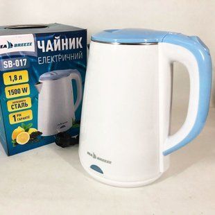 Електрочайник SeaBreeze SB-017 1.8 Л 1500 Вт стильний електричний чайник, чайник електро ws91692 фото