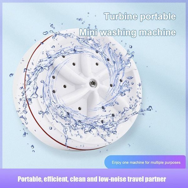 Портативна ультразвукова пральна машина міні пральна машина для білизни usb, Малогабаритна машина ws54133 фото