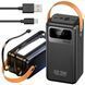 Power bank WUW TUGGII Y106 60 000 mAh зі швидкою зарядкою, дисплеем та вбудованими кабелями 4хUSB wuw85978 фото 2