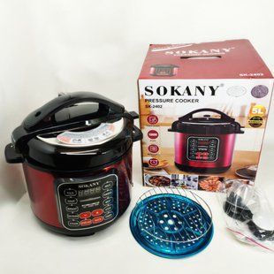 Мультиварка Sokany SK-2402 електрична скороварка з чашею 5л з антипригарним покриттям 1000Вт ws23854 фото