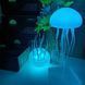 Акумуляторний настільний нічник Медуза 3D з пультом LED світильник атмосферний для спальні та дитячої кімнати 55208 фото 1