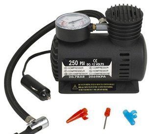 Автомобільний насос - компресор Air compressor DC-12V ∙ Портативний міні-насос в авто 66056 фото