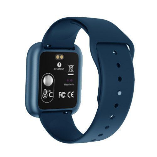 Smart Watch T80S, два браслети, температура тіла, тиск, оксиметр. Колір: синій ws39115 фото
