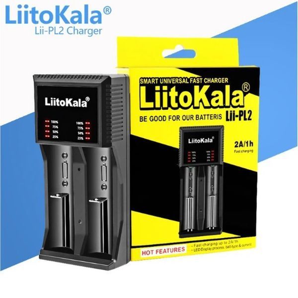Універсальний зарядний пристрій LiitoKala Lii-PL2 EU на 2 канали ws21221 фото