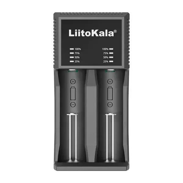 Універсальний зарядний пристрій LiitoKala Lii-PL2 EU на 2 канали ws21221 фото