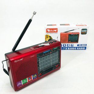 Портативна стовпчик радіо MP3 USB Golon RX-6622. Колір: червоний ws31912-4 фото