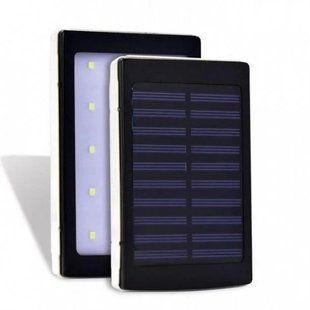 copy_Повербанк на сонячній батареї UN-3101 SOLAR 20000mAh &bull; Портативна мобільна зарядка Power Bank з LED ліхтариком для телефону, планшета та щоденного використання 57673 фото