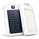 УМБ Power Bank Solar 18000 mAh мобільне зарядне з сонячною панеллю та лампою, Power Bank Charger White ws83645-1 фото 1