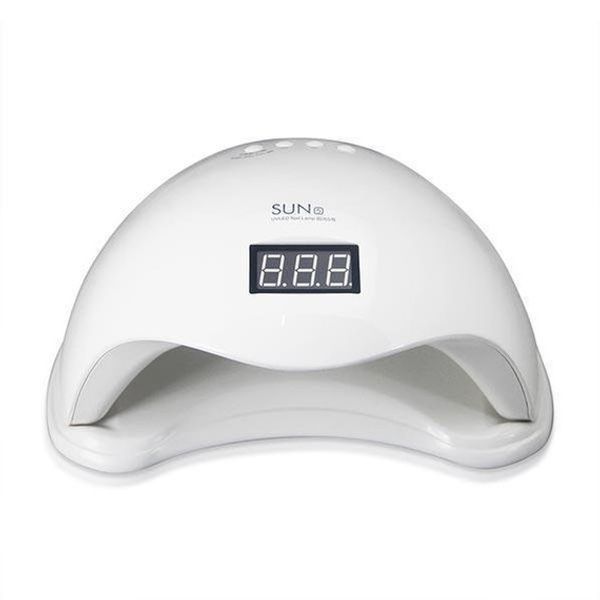 Лампа для манікюру Sun 5 nail lamp FD93-1 led для сушіння гель лаку з таймером для домашнього використання ws97876 фото