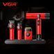 Набір VGR STEPLERSS RPO 4 IN 1 RED, триммер, машинка для стрижки, електробритва, фен ws24934 фото 2